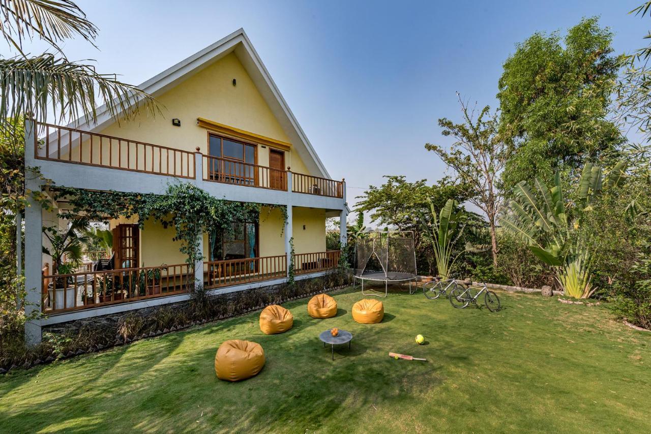 Saffronstays Happy Fields, Pune - Luxury Farmstay With Farm To Table Food Esterno foto